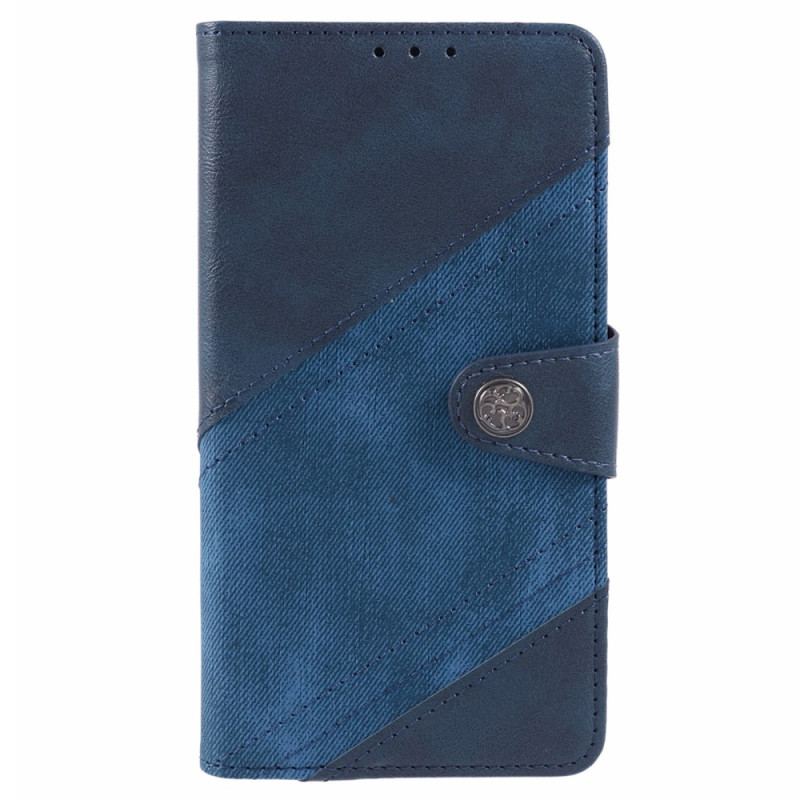 Etui Folio Do Motorola Edge 50 Fusion Dwukolorowy Wzór W Stylu Vintage