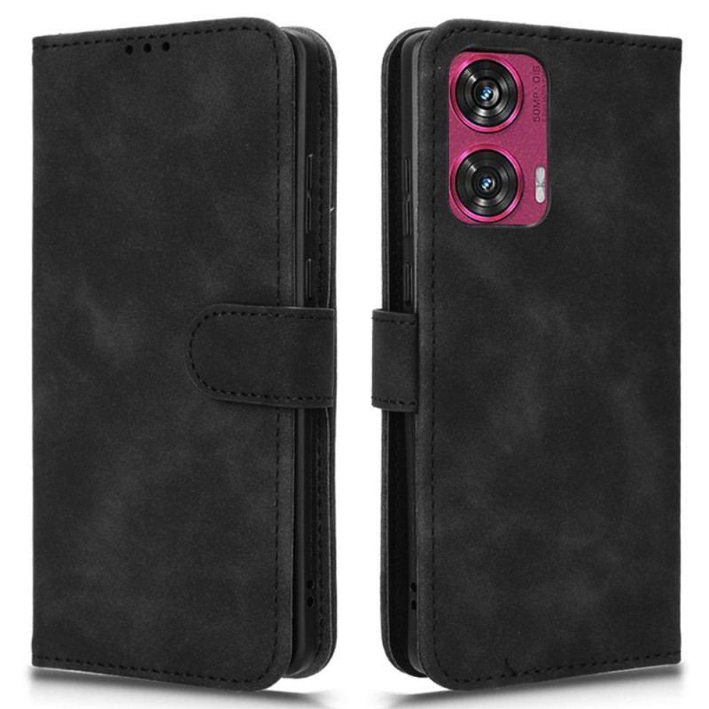 Etui Folio Do Motorola Edge 50 Fusion Efekt Zamszu