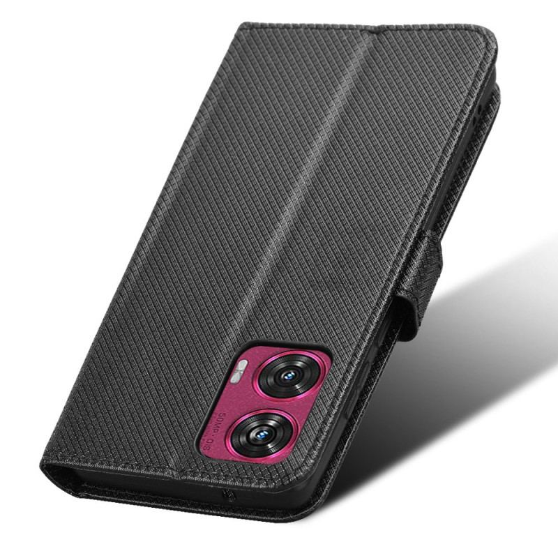 Etui Folio Do Motorola Edge 50 Fusion Punkty Za Pasek