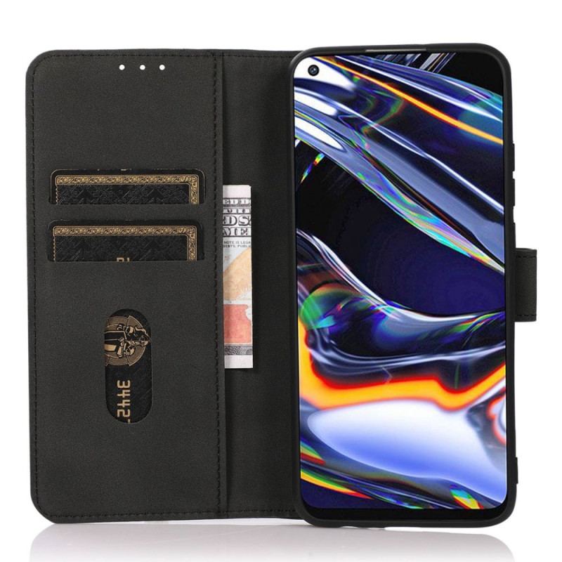 Etui Folio Motorola Edge 50 Fusion Tekstura Retro Khazneh Etui Ochronne