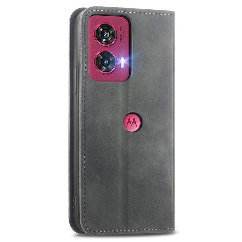 Flip Kotelot Motorola Edge 50 Fusion Efekt Zamszu Etui Ochronne