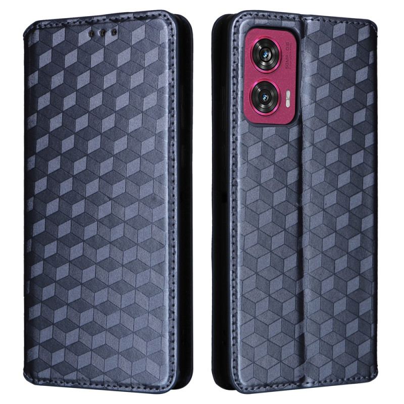 Flip Kotelot Motorola Edge 50 Fusion Etui Na Telefon Diamenty 3d