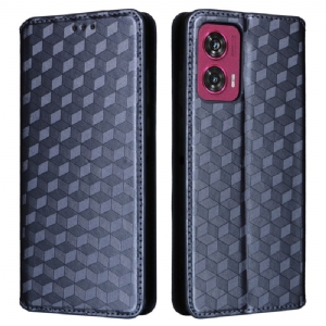 Flip Kotelot Motorola Edge 50 Fusion Etui Na Telefon Diamenty 3d