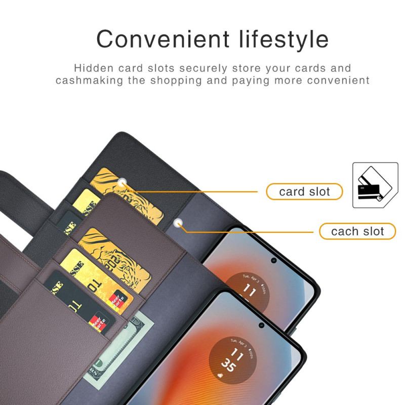 Obudowa Motorola Edge 50 Fusion Etui Na Telefon Skóra