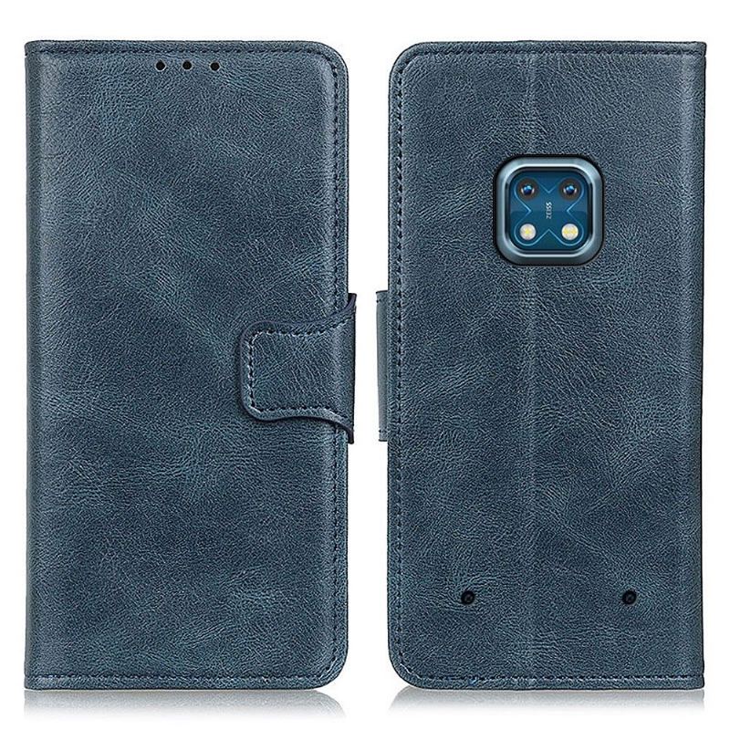 Etui Folio do Nokia XR20 Obrzeża Skórzany Futerał Faux Leather Folio Stand Funkcja