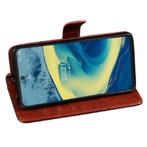 Etui Na Telefon Pokrowce do Nokia XR20 Biznes Etui Folio Idewei Folio Efekt Skóry