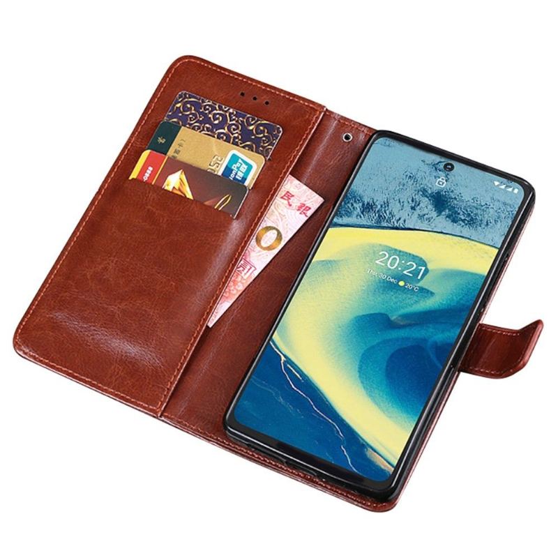 Etui Na Telefon Pokrowce do Nokia XR20 Biznes Etui Folio Idewei Folio Efekt Skóry