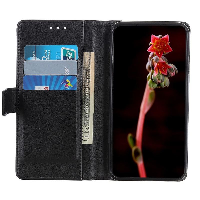 Skórzany Futerał do Nokia XR20 Anti-fall Etui Folio Cerena Faux Leather Folio