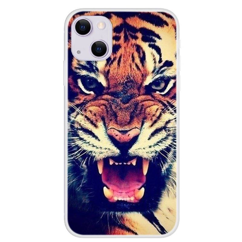 Etui do iPhone 13 Anti-fall Fierce Tiger