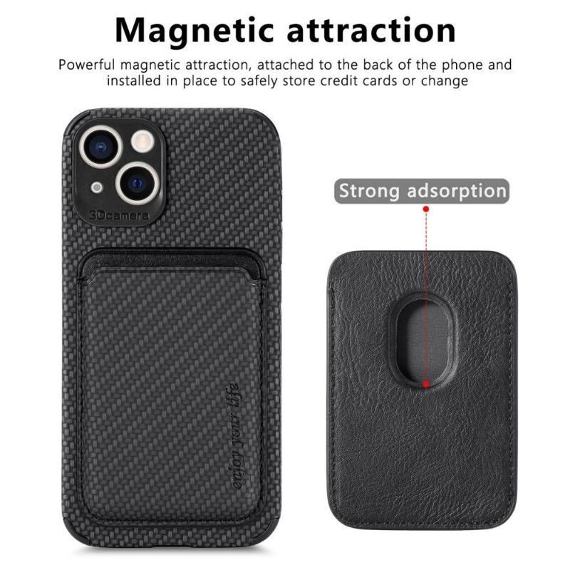 Etui do iPhone 13 Biznes Etui Ochronne Magnetyczny Uchwyt Na Karty