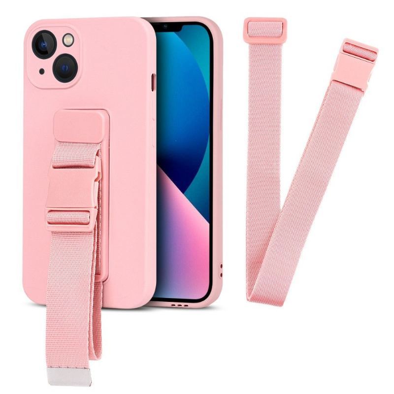 Etui do iPhone 13 Biznes Etui Ochronne Z Paskiem