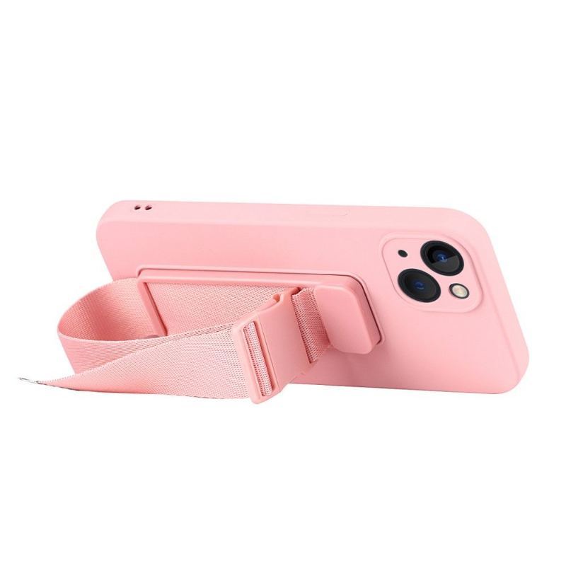 Etui do iPhone 13 Biznes Etui Ochronne Z Paskiem