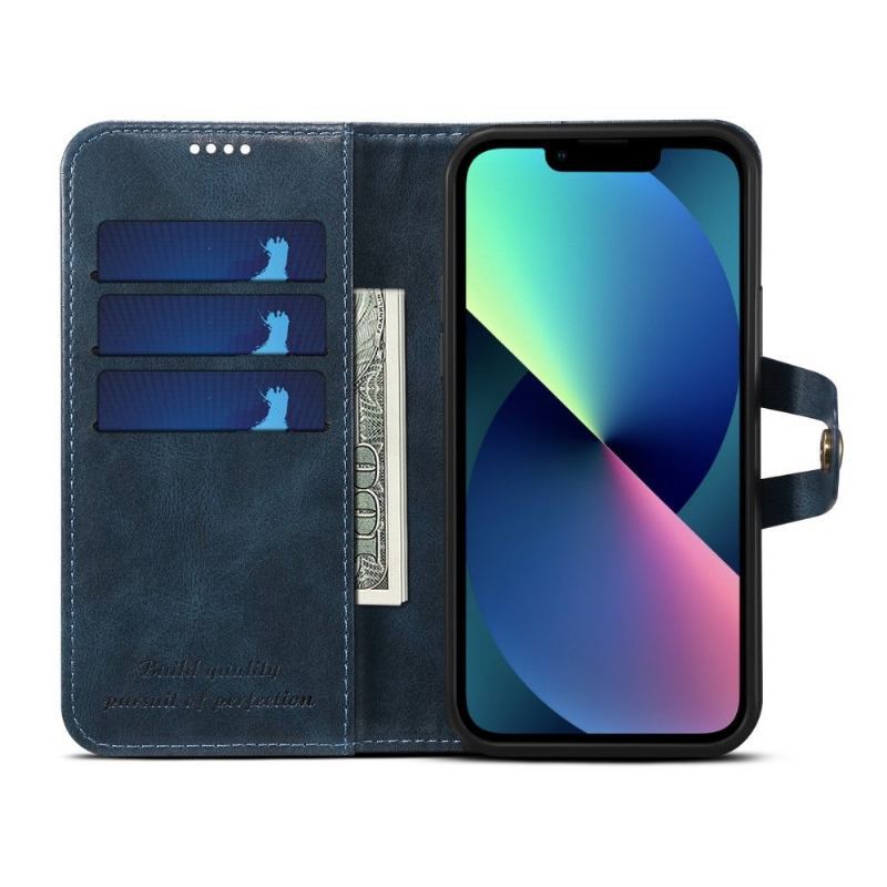 Etui do iPhone 13 Classic Suteni Szwy Z Efektem Skóry