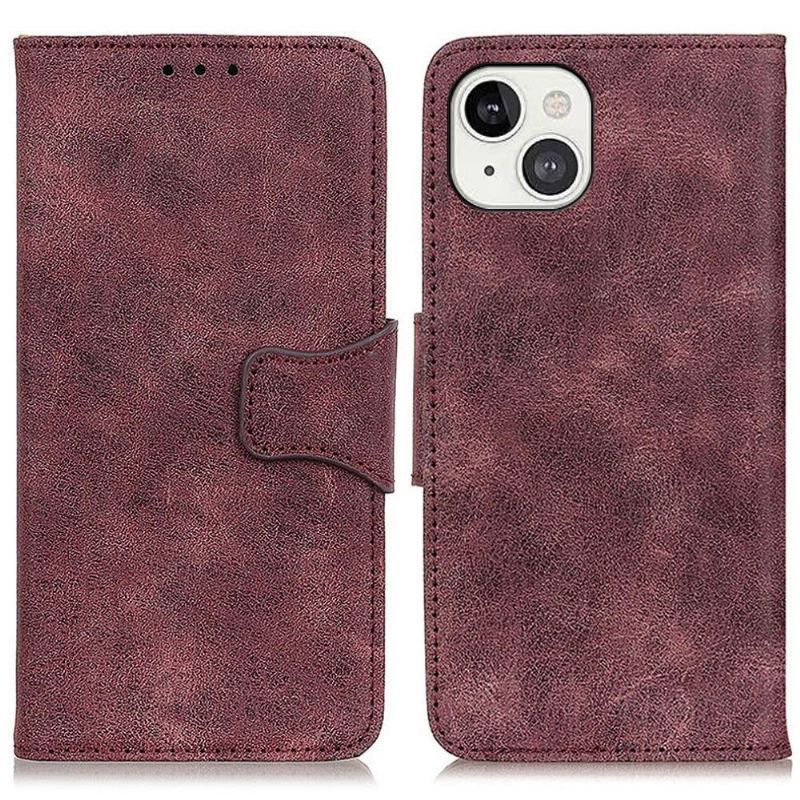 Etui do iPhone 13 Edouard Faux Leather Vintage