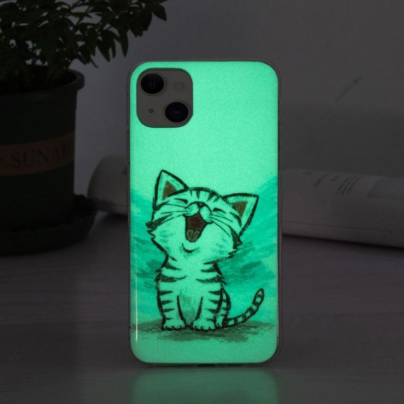 Etui do iPhone 13 Fluorescencyjna Treść Czatu