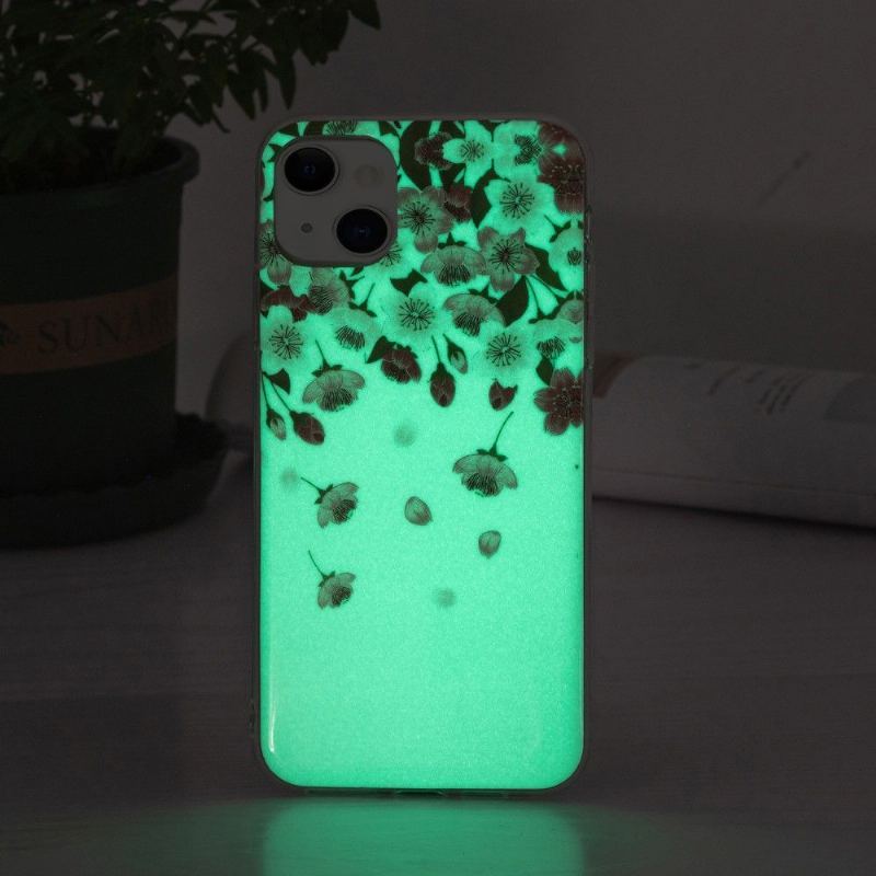 Etui do iPhone 13 Fluorescencyjne Kwiaty