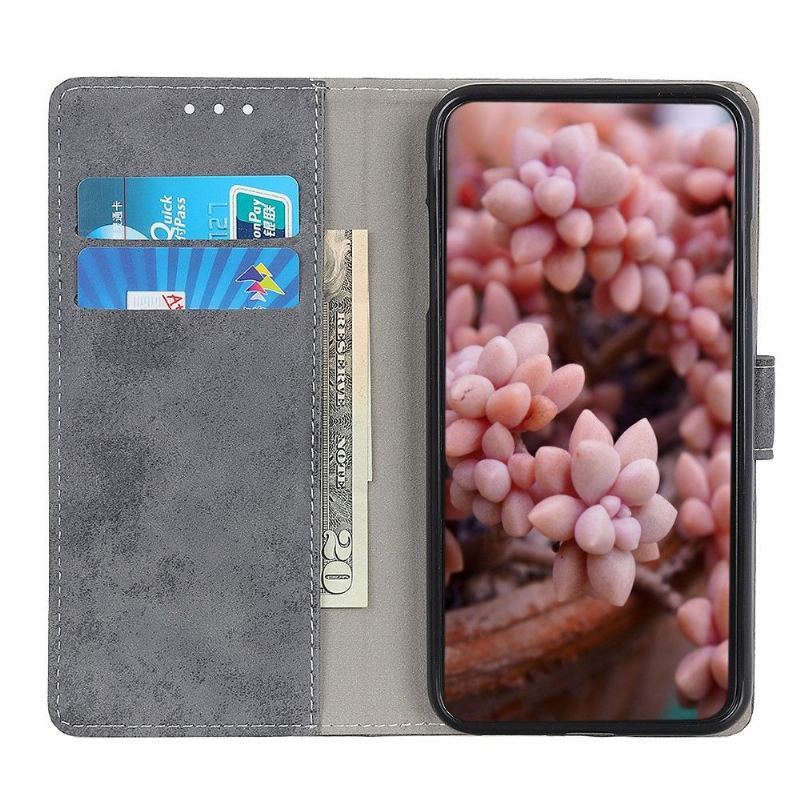 Etui Folio do iPhone 13 Cyrius Faux Leather Vintage