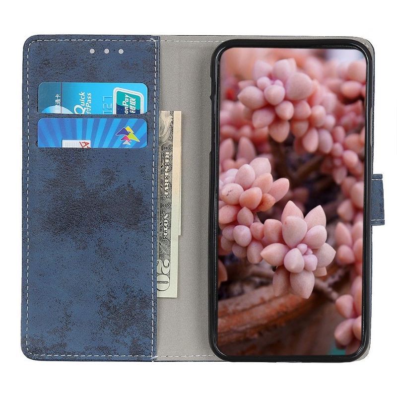 Etui Folio do iPhone 13 Cyrius Faux Leather Vintage