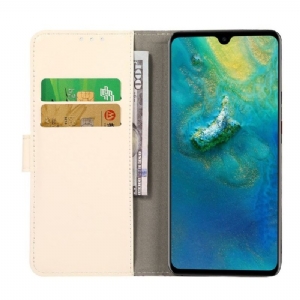 Etui Folio do iPhone 13 Ilustracja Kwiaty I Motyl