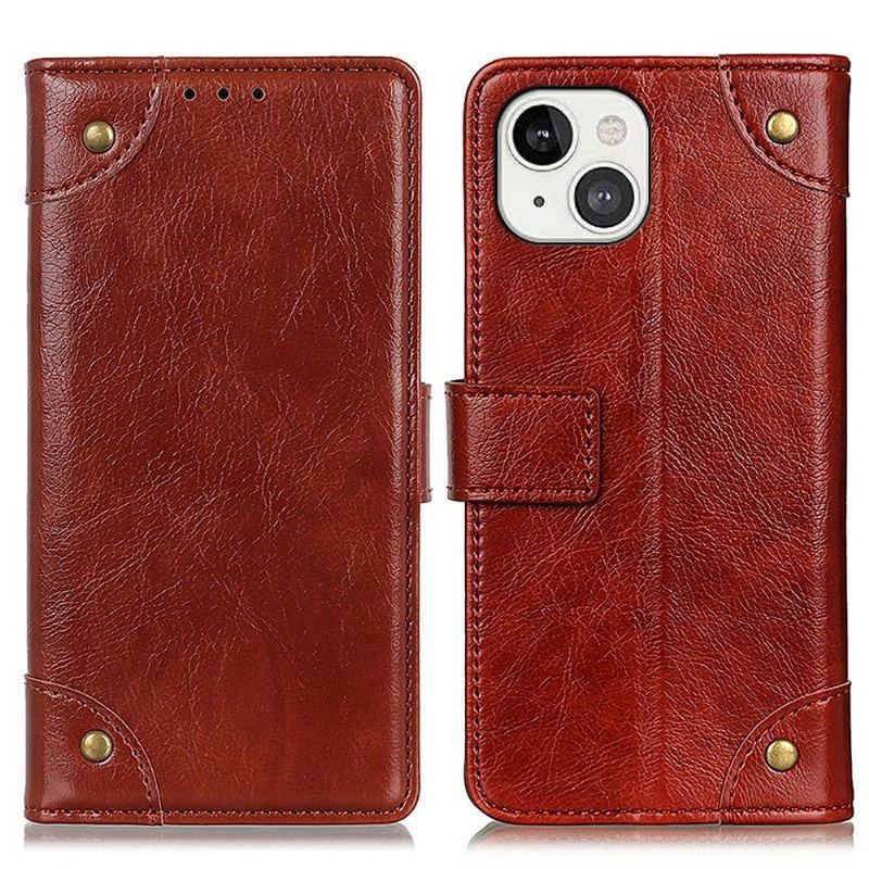 Etui Folio do iPhone 13 Nappa Vintage