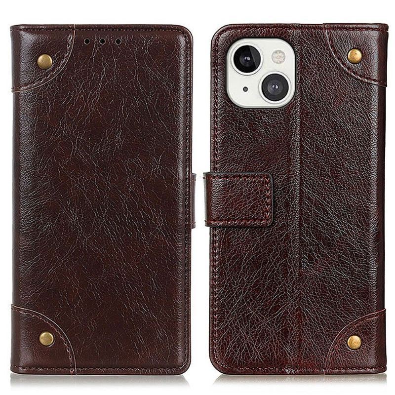 Etui Folio do iPhone 13 Nappa Vintage