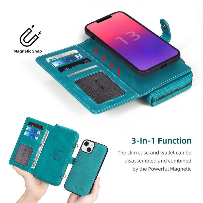 Etui Skórzany Futerał do iPhone 13 Anti-fall Etui Ochronne 020 Series