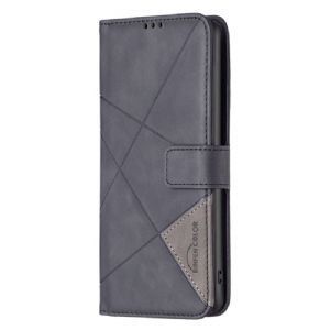 Etui Folio Do Oppo Reno 12f 5g Binfen Color Wzór Geometryczny