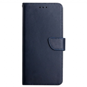 Etui Folio Do Oppo Reno 12f 5g Klasyczna Skóra Nappa