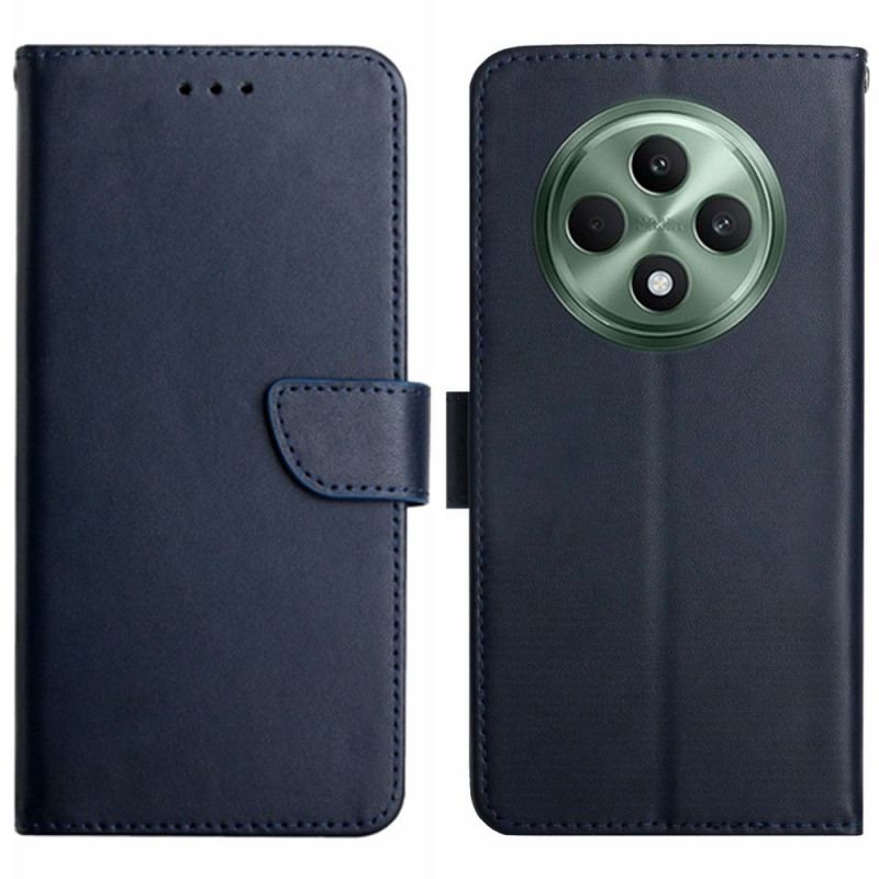 Etui Folio Do Oppo Reno 12f 5g Klasyczna Skóra Nappa