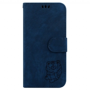 Etui Folio Do Oppo Reno 12f 5g Wzór Tygrysa