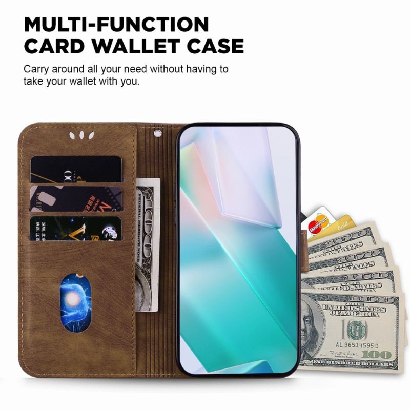 Etui Folio Do Oppo Reno 12f 5g Wzór Tygrysa