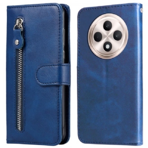 Etui Folio Oppo Reno 12f 5g Portfel Zapinany Na Zamek Etui Ochronne