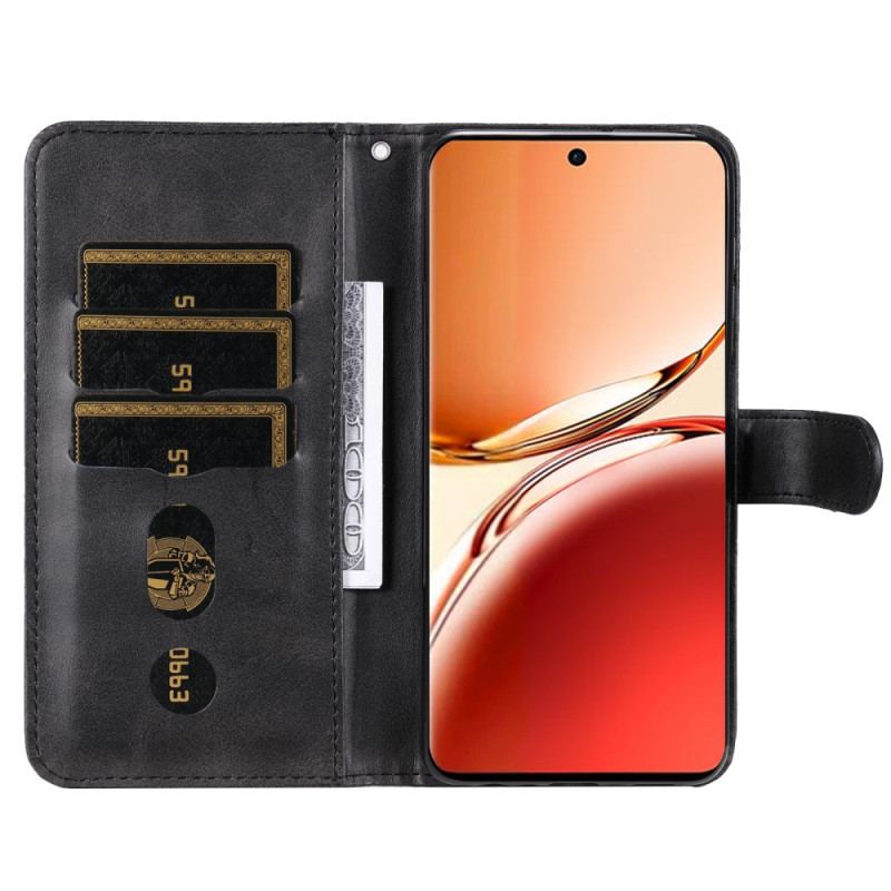 Etui Folio Oppo Reno 12f 5g Portfel Zapinany Na Zamek Etui Ochronne