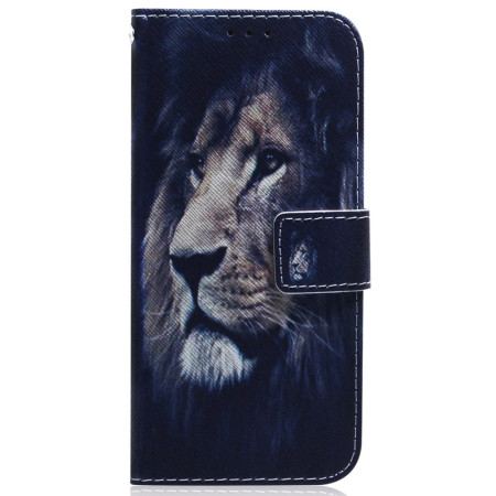 Etui Folio Oppo Reno 12f 5g Śniący Lew