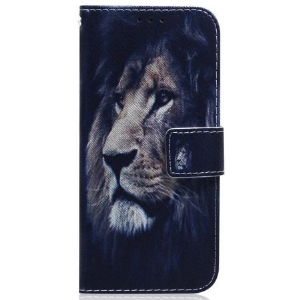 Etui Folio Oppo Reno 12f 5g Śniący Lew