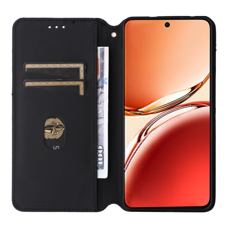 Flip Kotelot Oppo Reno 12f 5g Wzór Rombu