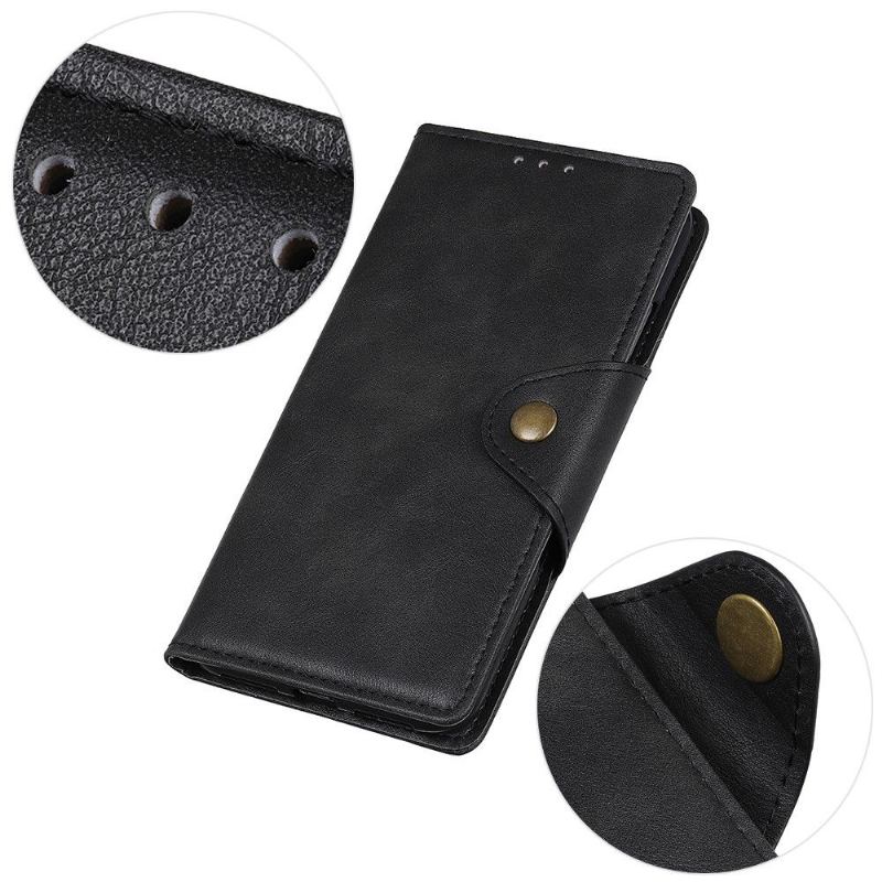 Etui do Nokia 1 Plus Anti-fall Oscar Matte Faux Leather