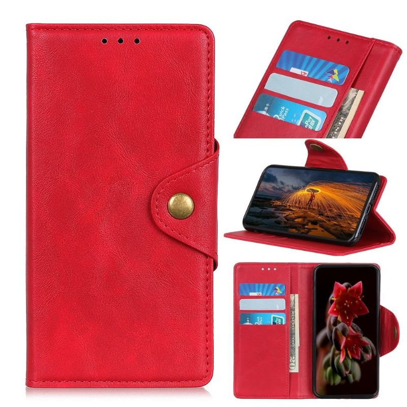 Etui do Nokia 1 Plus Anti-fall Oscar Matte Faux Leather