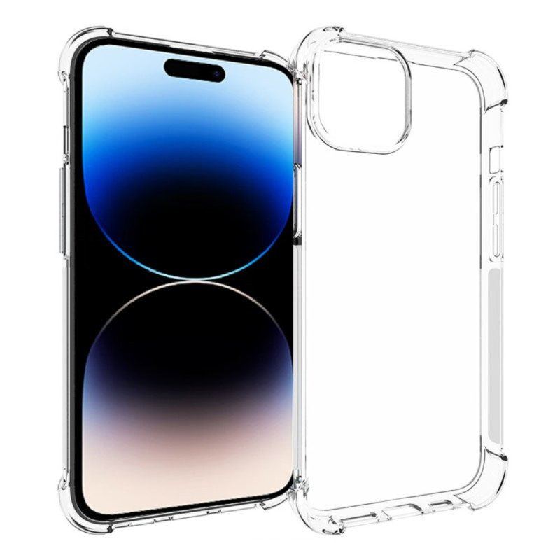 Etui do iPhone 15 Plus Przezroczyste. Wzmocnione Narożniki