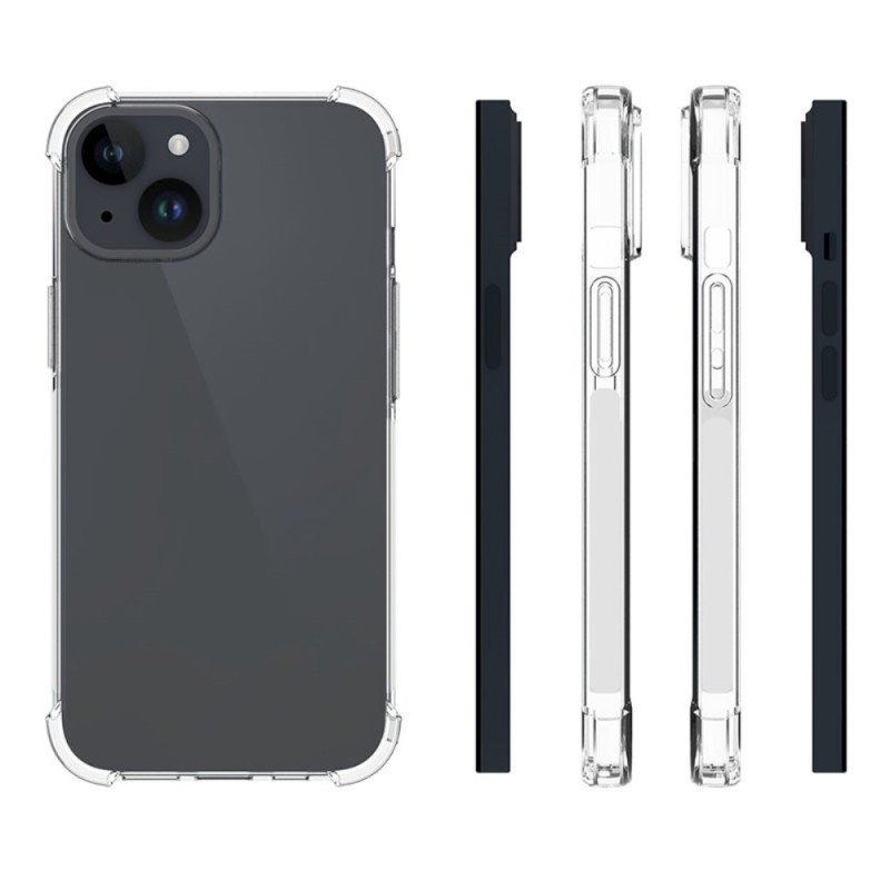 Etui do iPhone 15 Plus Przezroczyste. Wzmocnione Narożniki