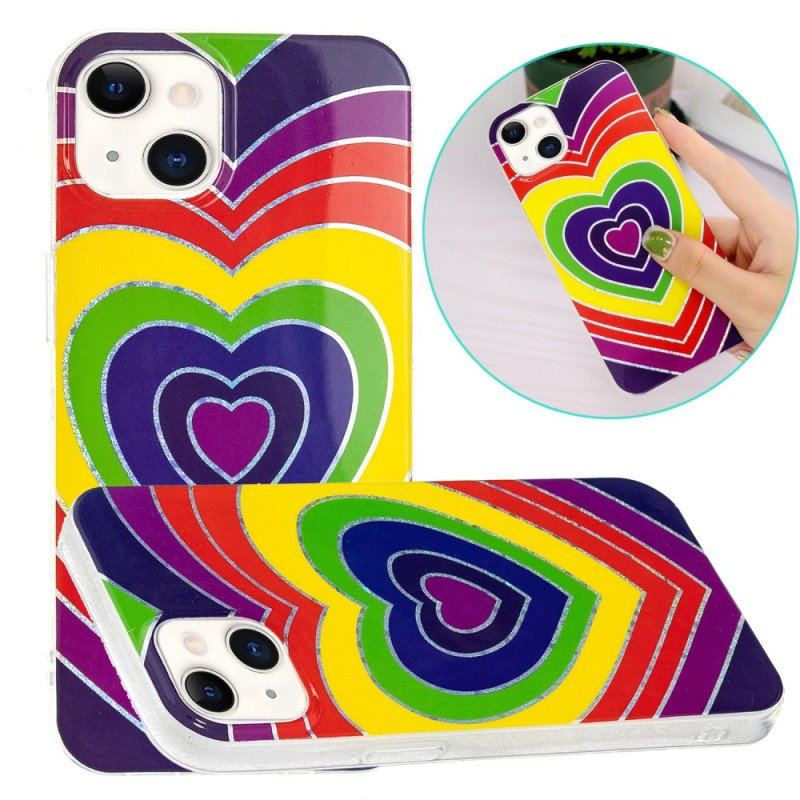 Etui do iPhone 15 Plus Psychodeliczne Serce