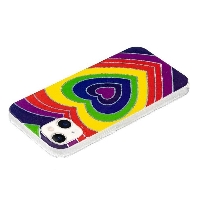 Etui do iPhone 15 Plus Psychodeliczne Serce