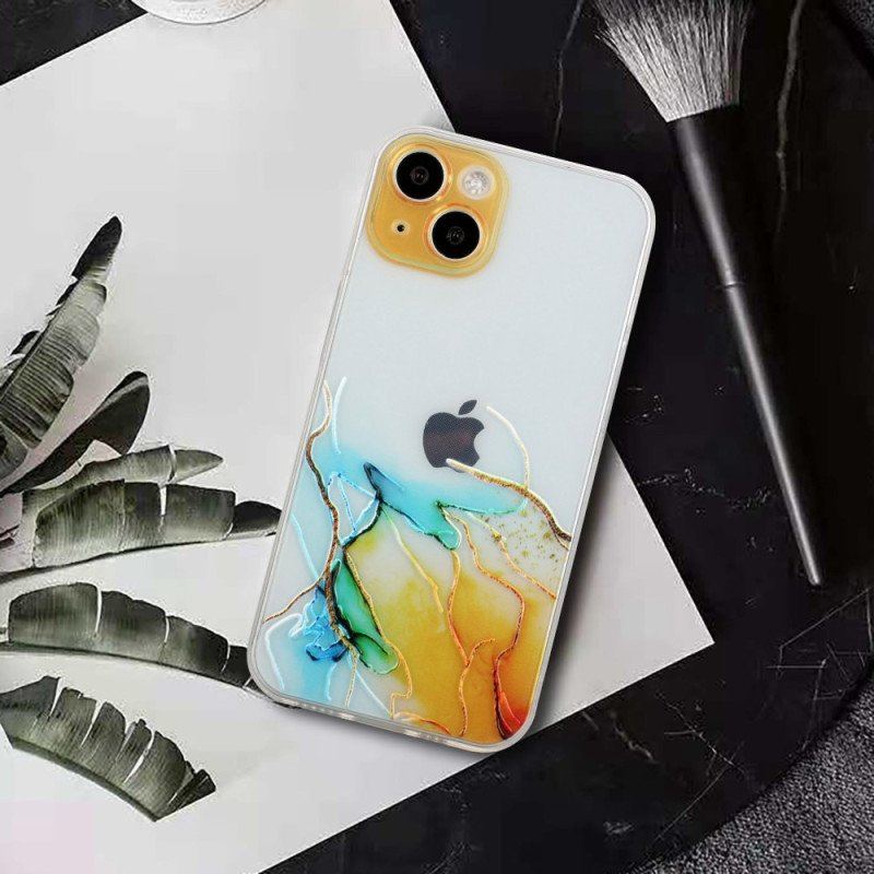 Etui do iPhone 15 Plus Styl Marmurowy