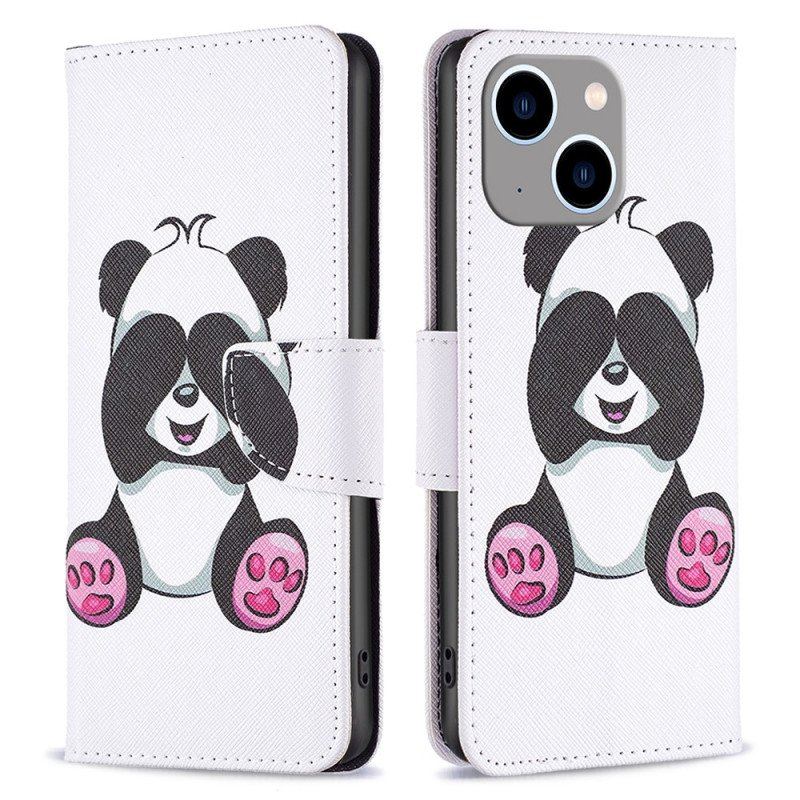 Etui Folio do iPhone 15 Plus Panda