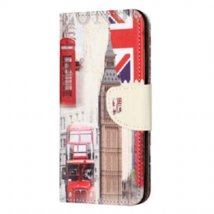 Etui Folio do iPhone 15 Plus Życie W Londynie