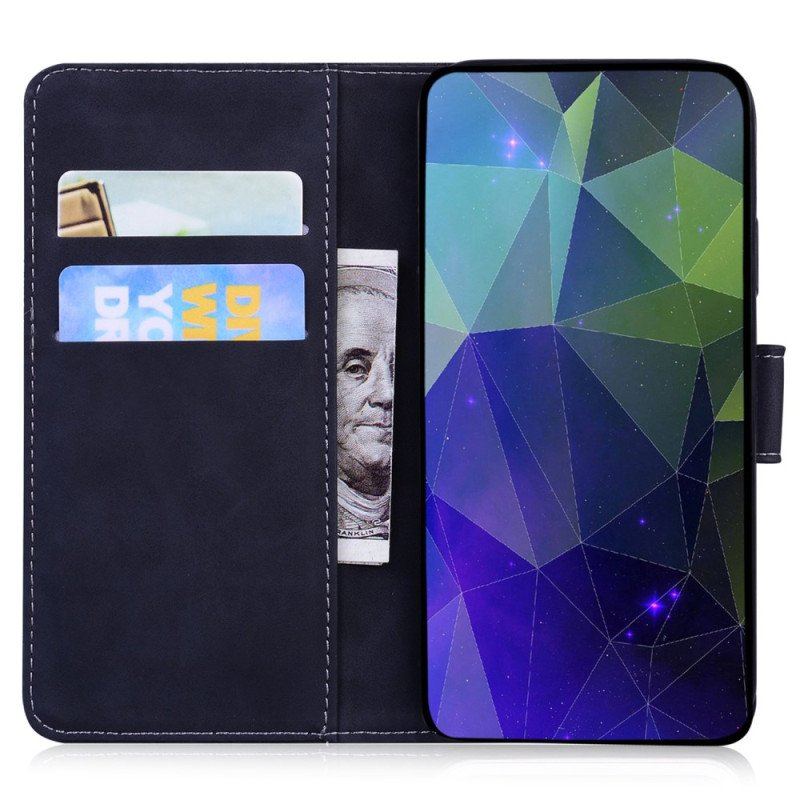 Etui Folio do iPhone 15 Plus Styl Miękkiej Skóry