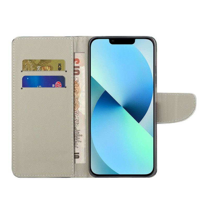 Etui Folio do iPhone 15 Plus Zabytkowa Wieża Eiffla