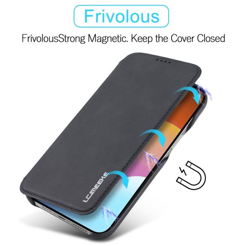 Etui Na Telefon do iPhone 15 Plus Etui Folio Imitacja Skóry Lc.imeeke