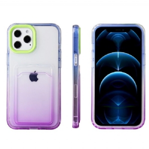 Etui do iPhone 13 Pro Max Classic Gradient Color Card Holder