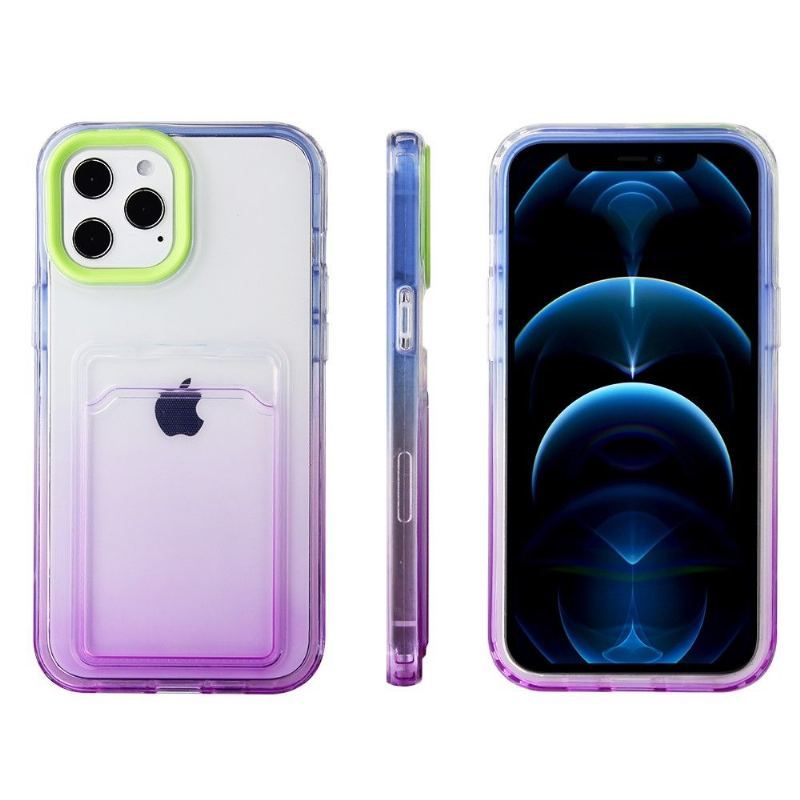 Etui do iPhone 13 Pro Max Classic Gradient Color Card Holder